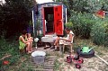 alternatives Leben in einer Wagenburg