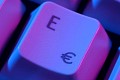 &euro;- Logo auf Computertastatur