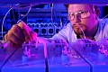 Laborraum mit Hybridisierungskammern